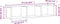 vidaXL - Wandkasten - 2 - st - 75x18x16,5 - cm - bewerkt - hout - bruin - eikenkleur