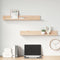vidaXL - Wandkasten - 2 - st - 80x11x9 - cm - massief - grenenhout