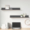 vidaXL - Wandkasten - 2 - st - 80x11x9 - cm - massief - grenenhout - grijs