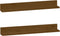 vidaXL - Wandkasten - 2 - st - 80x11x9 - cm - massief - grenenhout - honingbruin
