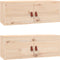 vidaXL - Wandkasten - 2 - st - 80x30x30 - cm - massief - grenenhout