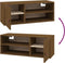 vidaXL - Wandkasten - 2 - st - 80x30x30 - cm - massief - grenenhout - honingbruin