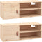 vidaXL - Wandkasten - 2 - st - 80x30x30 - cm - massief - grenenhout
