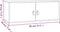 vidaXL - Wandkasten - 2 - st - 80x30x30 - cm - massief - grenenhout
