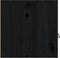 vidaXL - Wandkasten - 2 - st - 80x30x30 - cm - massief - grenenhout - zwart