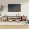 vidaXL - Wandkasten - 2 - st - 80x30x30 - cm - massief - grenenhout - grijs