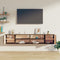 vidaXL - Wandkasten - 2 - st - 80x30x30 - cm - massief - grenenhout - honingbruin