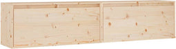 vidaXL - Wandkasten - 2 - st - 80x30x35 - cm - massief - grenenhout