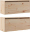 vidaXL - Wandkasten - 2 - st - 80x30x35 - cm - massief - grenenhout