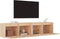 vidaXL - Wandkasten - 2 - st - 80x30x35 - cm - massief - grenenhout