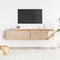 vidaXL - Wandkasten - 2 - st - 80x30x35 - cm - massief - grenenhout