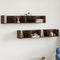 vidaXL - Wandkasten - 2 - st - 99x18x16,5 - cm - bewerkt - hout - bruin - eikenkleur