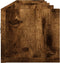 vidaXL - Wandkasten - 2 - st - 99x18x16,5 - cm - bewerkt - hout - gerookt - eikenkleur