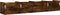 vidaXL - Wandkasten - 2 - st - 99x18x16,5 - cm - bewerkt - hout - gerookt - eikenkleur