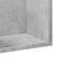 vidaXL - Wandkasten - 2 - st - 99x18x16,5 - cm - bewerkt - hout - betongrijs