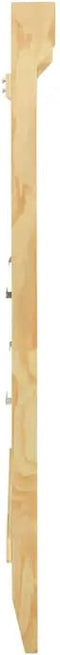 vidaXL Wandklimrek 80x15,8x195 cm hout