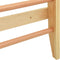 vidaXL Wandklimrek 80x15,8x195 cm hout