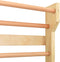 vidaXL Wandklimrek 80x15,8x195 cm hout