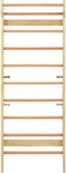 vidaXL Wandklimrek 80x15,8x195 cm hout