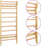 vidaXL Wandklimrek 80x15,8x195 cm hout