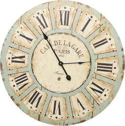 vidaXL - Wandklok - 60 - cm - MDF - meerkleurig