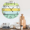 vidaXL - Wandklok - 60 - cm - MDF - meerkleurig