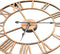 vidaXL - Wandklok - 70 - cm - metaal - goudkleurig