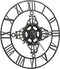 vidaXL - Wandklok - 78 - cm - metaal - zilverkleurig