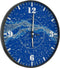 vidaXL - Wandklok - met - lichtgevende - wijzerplaat - en - wijzers - Ø30 - cm - blauw