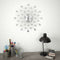 vidaXL - Wandklok - met - quartz-mechanisme - 50 - cm - modern - ontwerp