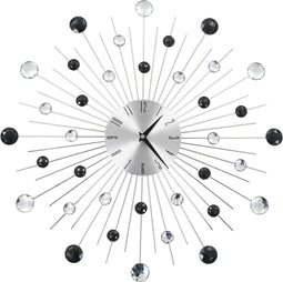 vidaXL - Wandklok - met - quartz-mechanisme - 50 - cm - modern - ontwerp