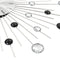 vidaXL - Wandklok - met - quartz-mechanisme - 50 - cm - modern - ontwerp