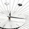 vidaXL - Wandklok - met - quartz-mechanisme - 50 - cm - modern - ontwerp