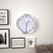 vidaXL - Wandklok - met - quartz-mechanisme - hygrometer - thermometer - 30 - cm - wit