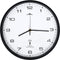 vidaXL - Wandklok - met - quartz - uurwerk - radiogestuurd - 31 - cm - wit - en - zwart