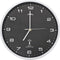 vidaXL - Wandklok - met - quartz - uurwerk - radiogestuurd - 31 - cm - zwart