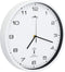 vidaXL - Wandklok - met - quartz - uurwerk - radiogestuurd - 31 - cm - wit