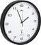 vidaXL - Wandklok - met - quartz - uurwerk - radiogestuurd - 31 - cm - wit - en - zwart