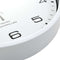 vidaXL - Wandklok - met - quartz - uurwerk - radiogestuurd - 31 - cm - wit