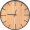 vidaXL - Wandklok - Ø39 - cm - ijzer - en - bewerkt - hout - bruin