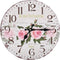 vidaXL - Wandklok - vintage - stijl - 30 - cm - bloemen