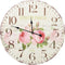 vidaXL - Wandklok - vintage - stijl - 60 - cm - bloemen