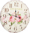 vidaXL - Wandklok - vintage - stijl - 60 - cm - bloemen