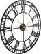 vidaXL - Wandklok - vintage-stijl - met - quartz-mechanisme - XXL - 60 - cm - metaal
