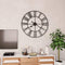 vidaXL - Wandklok - vintage-stijl - met - quartz-mechanisme - XXL - 80 - cm - metaal