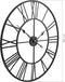 vidaXL - Wandklok - vintage-stijl - met - quartz-mechanisme - XXL - 80 - cm - metaal