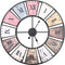 vidaXL - Wandklok - vintage-stijl - quartz-mechanisme - XXL - 60 - cm - metaal