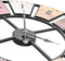 vidaXL - Wandklok - vintage-stijl - quartz-mechanisme - XXL - 60 - cm - metaal