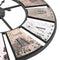 vidaXL - Wandklok - vintage-stijl - quartz-mechanisme - XXL - 60 - cm - metaal