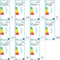 vidaXL Wandlamp buiten boven en onder licht 2 stuks
